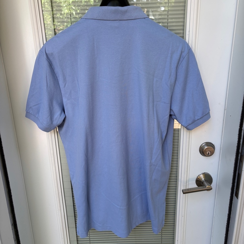 Polo Ralph Lauren Men's L Harbour Blue Soft Cotton Polo Shirt EUC - Picture 5 of 7